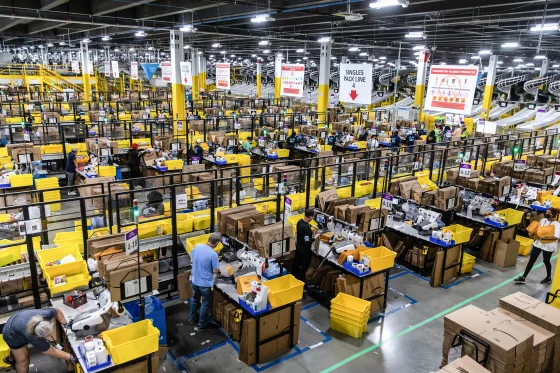 Amazon warehouse operations
